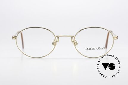 Giorgio Armani 244 Gold Plated Vintage Frame, a timeless 1990's model in tangible premium quality, Made for Men and Women