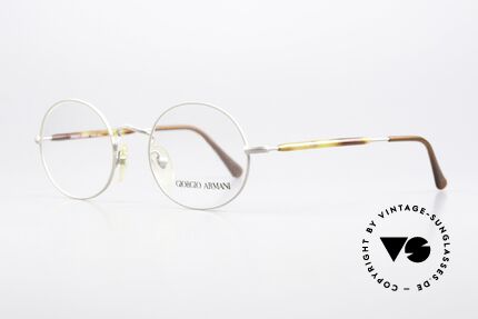 Giorgio Armani 172 Vintage Frame Ladies Gents, premium quality; timeless in matt silver / tortoise, Made for Men and Women