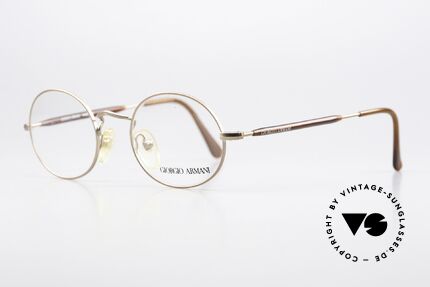 Giorgio Armani 172 Vintage Frame Unisex 90's, premium quality; timeless in bronze / dark brown, Made for Men and Women