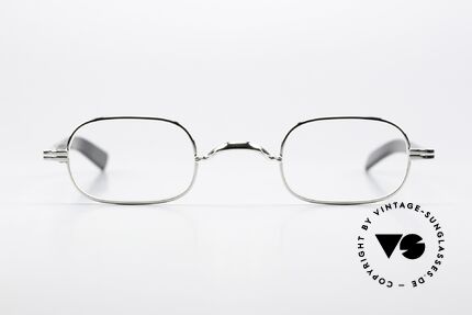 Lunor II A 00 Metal Frame Platinum Plated, combination: full rimmed metal frame & acetate temples, Made for Men and Women