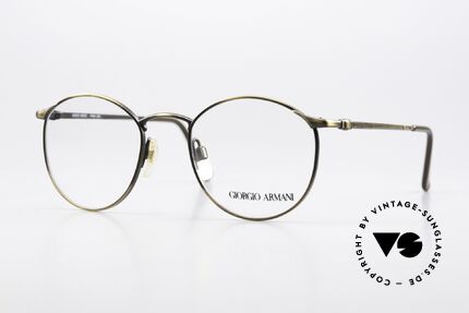 Giorgio Armani 132 Small Panto Glasses 90's Details