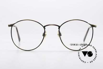 Giorgio Armani 132 Small Panto Glasses 90's, more 'classic' isn't possible (famous 'panto'-design), Made for Men