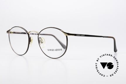 Giorgio Armani 132 Old Panto Specs Small Size, true 'gentlemen glasses' in tangible premium-quality, Made for Men