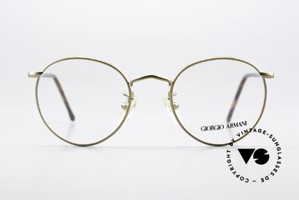 Giorgio Armani 138 Panto Frame Gold Tortoise, world famous 'panto'-design .. a real eyewear classic, Made for Men and Women