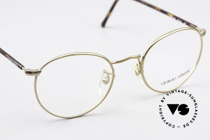 Giorgio Armani 138 Panto Frame Gold Tortoise, unworn (like all our vintage GIORGIO Armani frames), Made for Men and Women