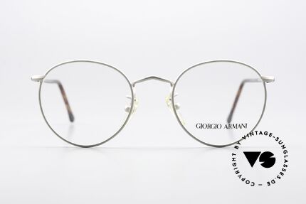 Giorgio Armani 138 Panto Specs Silver Tortoise, world famous 'panto'-design .. a real eyewear classic, Made for Men and Women