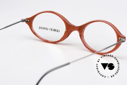 Giorgio Armani 378 Unisex 90s Frame Oval Small, lens height 31mm: only just for progressive lenses, Made for Men and Women