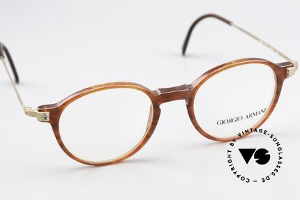 Giorgio Armani 358 Frame Auburn Matte Gold, never worn (like all our vintage Giorgio Armani specs), Made for Men