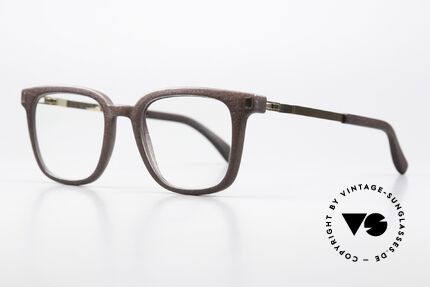 Mykita Mylon Barley Mylon Hybrid Frame Unisex, color code 307: ebony brown / champagne gold, Made for Men and Women