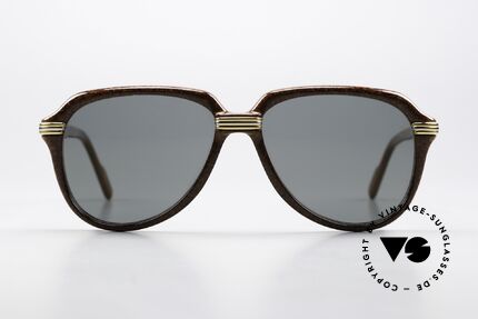 Cartier Vitesse - M Luxury Aviator Shades 1991, frame with flexible spring hinges in medium size 58/15, Made for Men