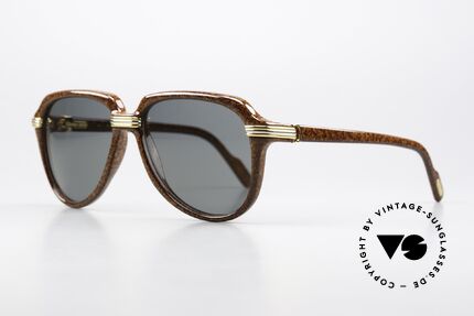 Cartier Vitesse - M Luxury Aviator Shades 1991, high-end original lenses with CARTIER logo (100% UV), Made for Men