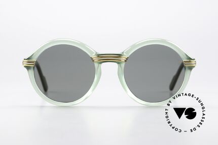 Cartier Cabriolet - S Luxury Shades From 1994, frame with flexible spring hinges in SMALL size 49/20, Made for Men and Women