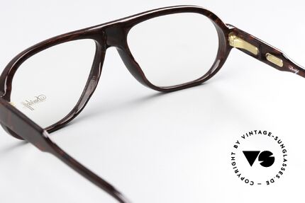 Davidoff 102 90's Men's Vintage Glasses, demo lenses can be replaced with optical (sun) lenses, Made for Men