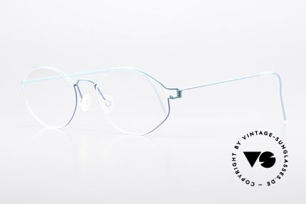 Lindberg Gamma Air Titan Rim Green Blue Bicolor Frame, simply timeless, stylish & innovative: grade 'vintage', Made for Men and Women