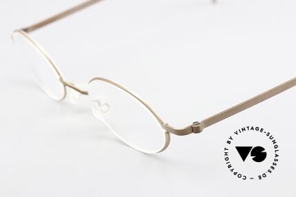 Lindberg 5000 Strip Titan Oval Titanium Frame Unisex, simply timeless, stylish & innovative: grade 'vintage', Made for Men and Women