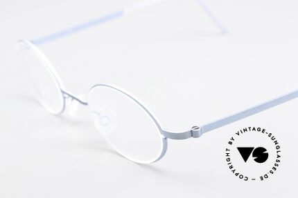 Lindberg 5000 Strip Titan 90's Frame Blue Metallic, simply timeless, stylish & innovative: grade 'vintage', Made for Men and Women