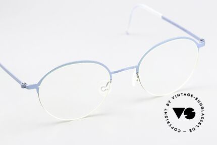 Lindberg 4010 Strip Titan 1990's Frame Blue Silver, extremely strong, resilient & flexible (13 grams only!), Made for Men and Women