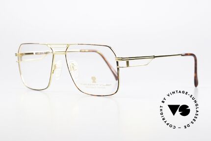 Neostyle Jet 210 Made in Germany Quality, gold-plated frame in LARGE size 58-15, 145mm, Made for Men