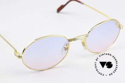 Cartier Saint Honore Baby-Blue Pink Sun Lenses, unworn + orig. packing (hard to find in this condition), Made for Men and Women