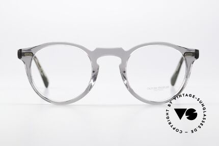 Oliver Peoples Gregory Peck Timeless Panto 45mm, exact model name: OV5186 1484, gray-translucid, Made for Men