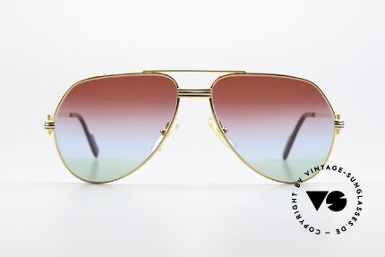 Cartier Vendome LC - S Bordeaux Polar Lights Lenses, mod. "Vendome" was launched in 1983 & made till 1997, Made for Men and Women