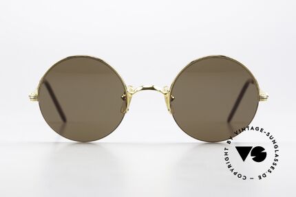 Cartier Mayfair - M Original Sun Lenses 1997, round luxury sunglasses in M size 47°22, 135, Made for Men and Women