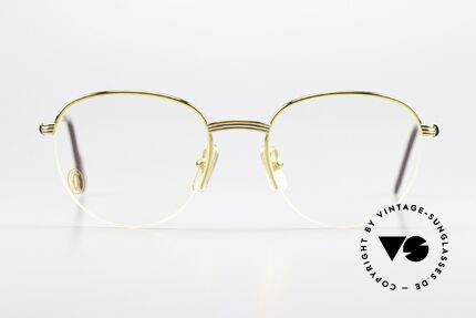 Cartier Colisee - S 90's Vintage Frame Nylor, model of the 'Semi-Rimless' Collection by CARTIER, Made for Men and Women