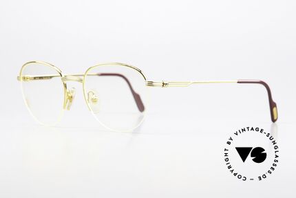 Cartier Colisee - S 90's Vintage Frame Nylor, luxury Cartier half-frame, -lightweight and flexible, Made for Men and Women