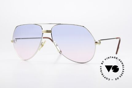 Cartier Vendome LC - L Platinum Sunglasses 1983, Vendome = the most famous eyewear design by CARTIER, Made for Men