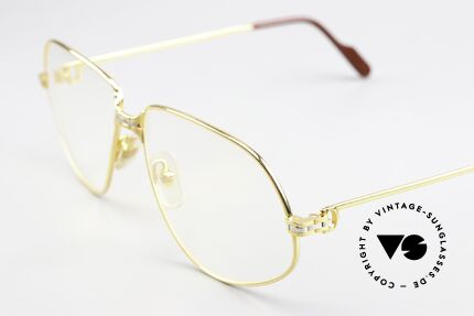 Cartier Panthere G.M. - XL 80's Frame 22ct Gold-Plated, precious luxury eyeglass-frame in X-Large size 63-16, 140, Made for Men