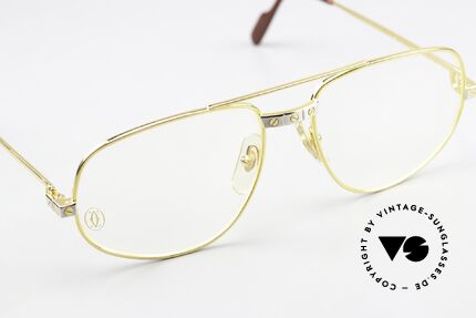 Cartier Romance Santos - M 1980's Luxury Frame 22ct, unworn with orig. packing (hard to find in this condition), Made for Men and Women