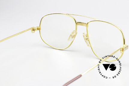 Cartier Romance Santos - M 1980's Luxury Frame 22ct, NO RETRO eyewear; a rare 35 years old vintage ORIGINAL!, Made for Men and Women