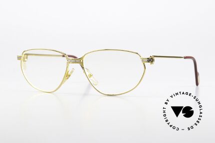 Cartier Panthere Windsor - S Ladies Glasses Small Size, vintage Cartier Panthère Windsor luxury eyeglass-frame, Made for Women