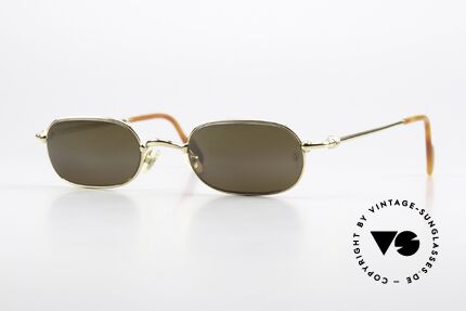 Cartier Orfy - S Original Lenses With Logo, square vintage CARTIER sunglasses from the late 90's, Made for Men and Women