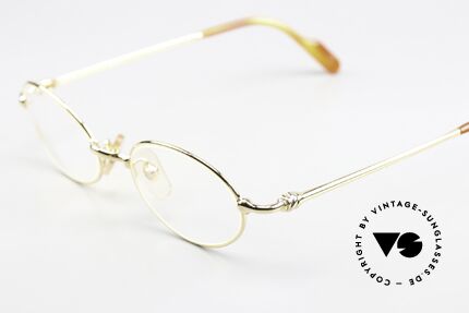 Cartier Filao - S Small Oval 90s Frame 22ct, unworn luxury frame with original box and packing, Made for Men and Women