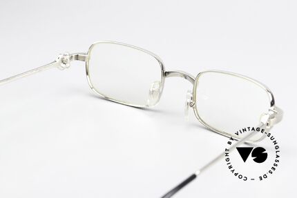 Cartier Dreamer 90s Frame Brushed Platinum, lens height is 30mm (varifocal / progressive lenses), Made for Men and Women