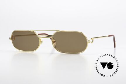 Cartier MUST LC - S Anti-Reflective Sun Lenses, MUST: the first model of the Lunettes Collection '83, Made for Men and Women