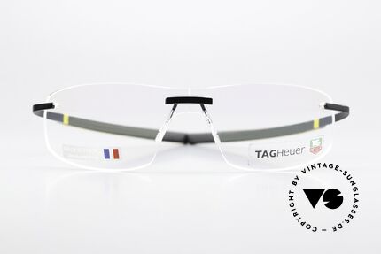 Tag Heuer 3533 Reflex Rimless Sports Eyewear, extremely sporty rimless glasses for gentlemen, Made for Men