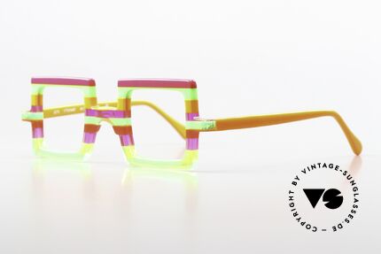 Wissing 3273 Crazy Colorful Specs Square, Wissing unique piece = made for individualists, Made for Men and Women