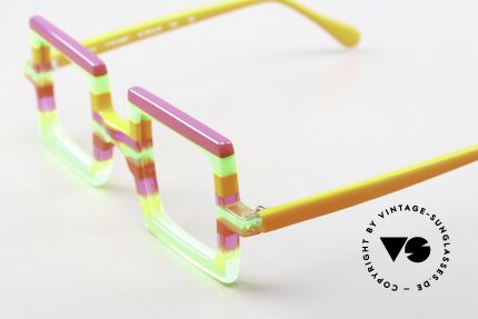 Wissing 3273 Crazy Colorful Specs Square, anti-mainstream glasses (UNISEX) so to speak, Made for Men and Women