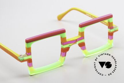 Wissing 3273 Crazy Colorful Specs Square, characteristic, unmistakable, unique, Wissing, Made for Men and Women