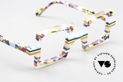 Wissing 3130 Colorful Specs Crazy Square, anti-mainstream glasses (UNISEX) so to speak, Made for Men and Women