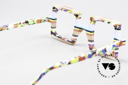 Wissing 3130 Colorful Specs Crazy Square, characteristic, unmistakable, unique, Wissing, Made for Men and Women