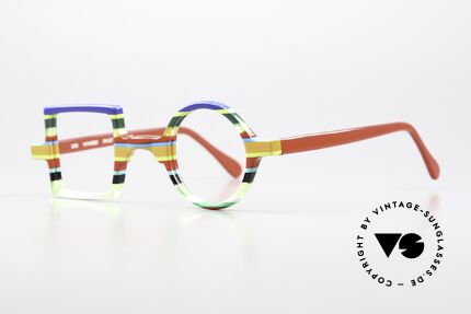 Wissing 2653 Eyeglasses For Art Lovers, multi-layered acetate frame, made in Germany, Made for Men and Women