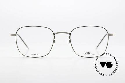 Götti Davis Square Frame Titan Green, lightweight titanium frame, MADE IN JAPAN!, Made for Men and Women