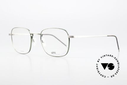 Götti Davis Square Frame Titan Green, tangible top quality; timeless in color & shape, Made for Men and Women