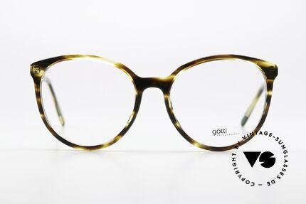 Götti Esty Designer Frame From 2016, acetate eyeglasses in a very feminine panto shape, Made for Women