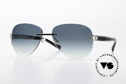 Fred Hawai V F1 Rimless Aviator Sunglasses Details