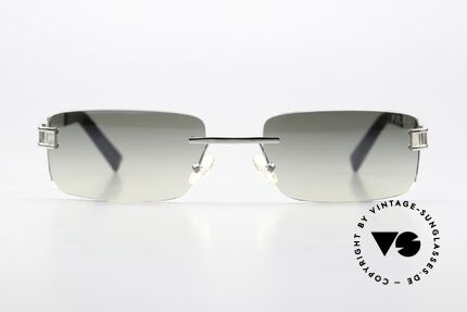 Fred Hawai F1 Square Rimless Sunglasses, rimless; square sunglasses: distinctive men's glasses, Made for Men