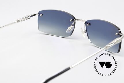 Fred Cayman F6 Rimless Sunglasses Square, therefore reduced to 599€ (several times more elsewhere), Made for Men